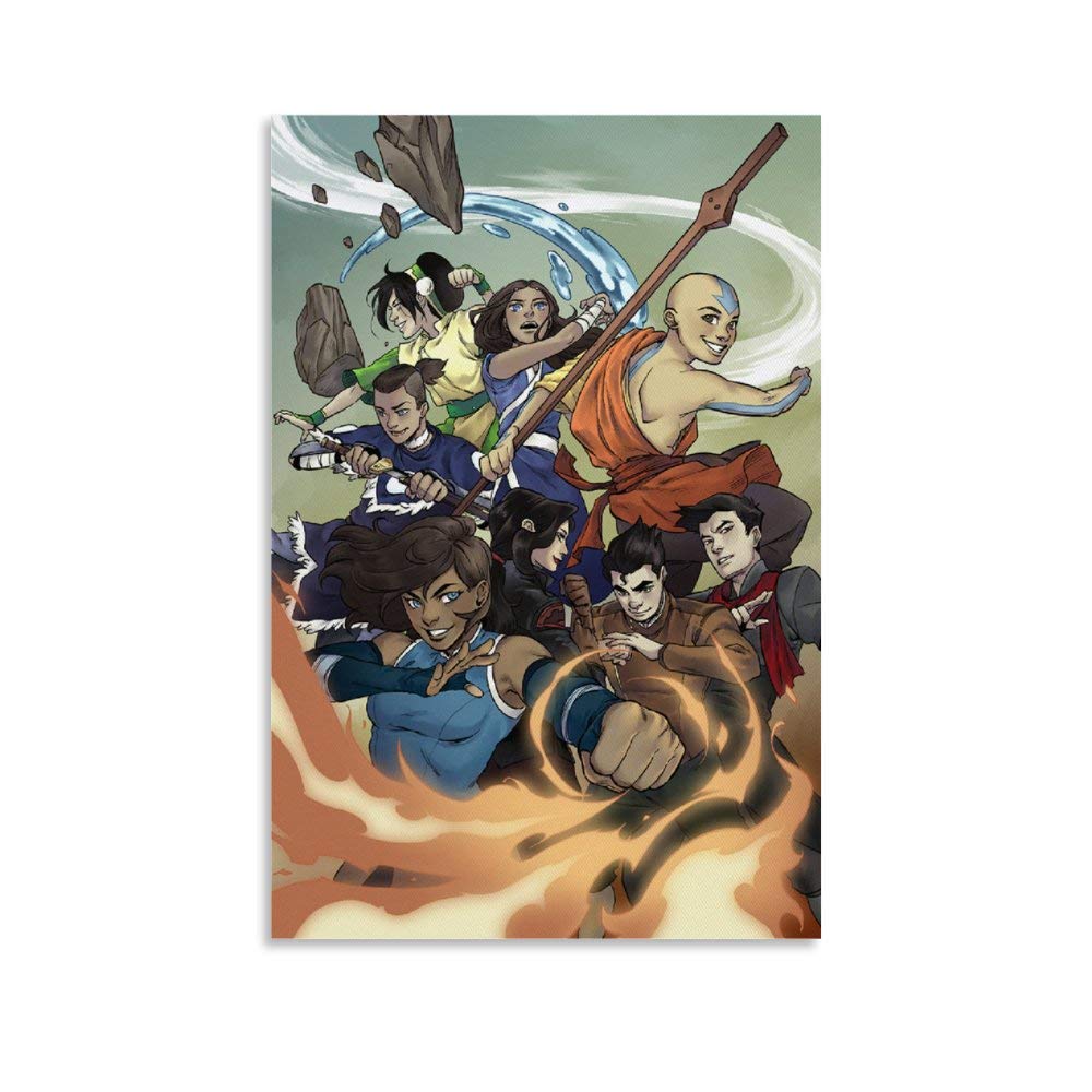 Amazon.co.jp: コラの伝説 ポスター アニメキャラクター キャンバス